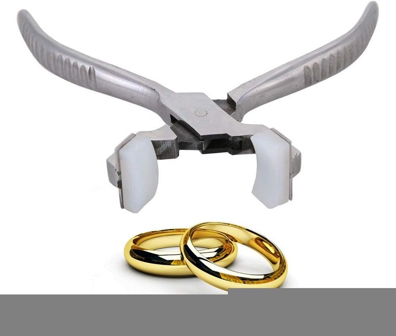 woobles Jewelry Bracelet Plier Tool, Bracelet Forming Repair Spring Bending Nylon Jaws Ring Plier - Image 3